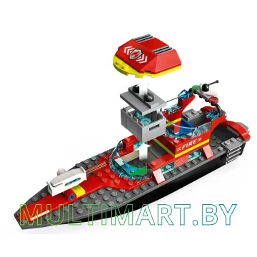 Конструктор LEGO City 60373 Пожарная спасательная лодка картинка 7